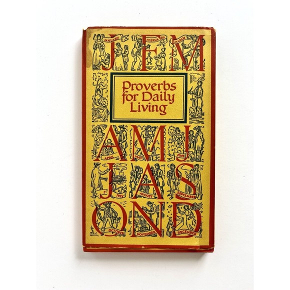 Proverbs for Daily Living  by Johannes Troyer Peter Pauper Press - Picture 1 of 3